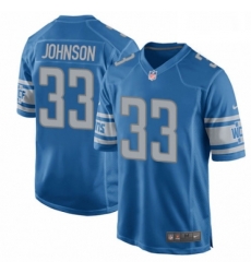 Men Nike Detroit Lions 33 Kerryon Johnson Game Blue Team Color NFL Jersey Men Nike Detroit Lions 33 Kerryon Johnson Game Blue Team Color NFL Jersey