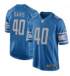 Men Nike Detroit Lions 40 Jarrad Davis Game Light Blue Team Color NFL Jersey Men Nike Detroit Lions 40 Jarrad Davis Game Light Blue Team Color NFL Jersey