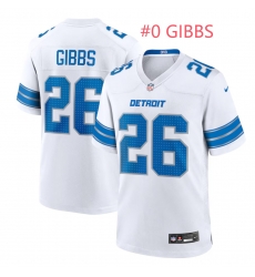 Men Nike ahmyr Gibbs #0 White Detroit Lions Team F U S E Stitched Jersey Men Nike ahmyr Gibbs #0 White Detroit Lions Team F U S E Stitched Jersey