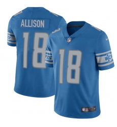Nike Detroit Lions 18 Geronimo Allison Blue Team Color Men Stitched NFL Vapor Untouchable Limited Jersey Nike Detroit Lions 18 Geronimo Allison Blue Team Color Men Stitched NFL Vapor Untouchable Limited Jersey