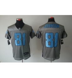 Nike Detroit Lions 81 Calvin Johnson Grey Elite Shadow NFL Jersey Nike Detroit Lions 81 Calvin Johnson Grey Elite Shadow NFL Jersey