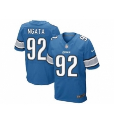 Nike Detroit Lions 92 Haloti Ngata blue Elite NFL Jersey Nike Detroit Lions 92 Haloti Ngata blue Elite NFL Jersey