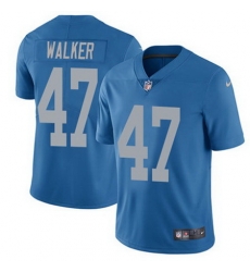 Nike Lions #47 Tracy Walker Blue Throwback Mens Stitched NFL Vapor Untouchable Limited Jersey Nike Lions #47 Tracy Walker Blue Throwback Mens Stitched NFL Vapor Untouchable Limited Jersey