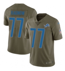 Nike Lions #77 Frank Ragnow Olive Mens Stitched NFL Limited 2017 Salute To Service Jersey Nike Lions #77 Frank Ragnow Olive Mens Stitched NFL Limited 2017 Salute To Service Jersey