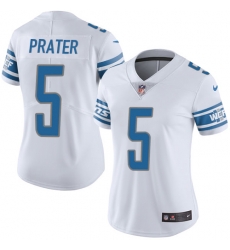 Nike Lions #5 Matt Prater White Womens Stitched NFL Limited Jersey Nike Lions #5 Matt Prater White Womens Stitched NFL Limited Jersey