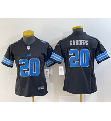 Women Detroit Lions 20 Barry Sanders Black 2024 F U S E 2nd Alternate Vapor Limited Stitched Jersey Women Detroit Lions 20 Barry Sanders Black 2024 F U S E 2nd Alternate Vapor Limited Stitched Jersey