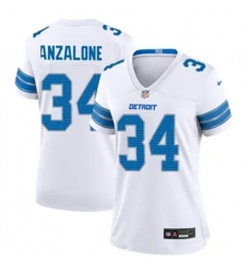 Women Detroit Lions Alex Anzalone #34 White Vapor Stitched Nike NFL Jersey Women Detroit Lions Alex Anzalone #34 White Vapor Stitched Nike NFL Jersey