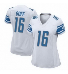 Women Detroit Lions Jared Goff #16 White Vapor Limited Stitched NFL Jersey Women Detroit Lions Jared Goff #16 White Vapor Limited Stitched NFL Jersey