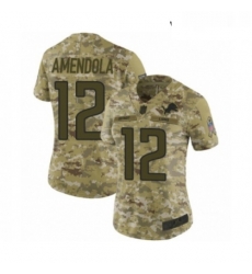 Womens Detroit Lions 12 Danny Amendola Limited Camo 2018 Salute to Service Football Jersey Womens Detroit Lions 12 Danny Amendola Limited Camo 2018 Salute to Service Football Jersey
