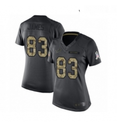 Womens Detroit Lions 83 Jesse James Limited Black 2016 Salute to Service Football Jersey Womens Detroit Lions 83 Jesse James Limited Black 2016 Salute to Service Football Jersey