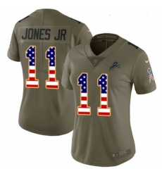 Womens Nike Detroit Lions 11 Marvin Jones Jr Limited OliveUSA Flag Salute to Service NFL Jersey Womens Nike Detroit Lions 11 Marvin Jones Jr Limited OliveUSA Flag Salute to Service NFL Jersey
