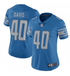 Womens Nike Detroit Lions 40 Jarrad Davis Elite Light Blue Team Color NFL Jersey Womens Nike Detroit Lions 40 Jarrad Davis Elite Light Blue Team Color NFL Jersey
