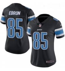 Womens Nike Detroit Lions 85 Eric Ebron Limited Black Rush Vapor Untouchable NFL Jersey Womens Nike Detroit Lions 85 Eric Ebron Limited Black Rush Vapor Untouchable NFL Jersey