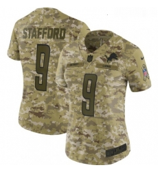 Womens Nike Detroit Lions 9 Matthew Stafford Limited Camo 2018 Salute to Service NFL Jersey Womens Nike Detroit Lions 9 Matthew Stafford Limited Camo 2018 Salute to Service NFL Jersey