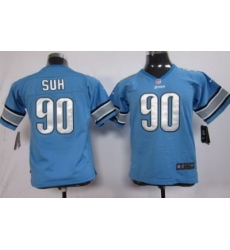 Youth Nike Detroit Lions 90# Ndamukong Suh Blue NFL Jerseys Youth Nike Detroit Lions 90# Ndamukong Suh Blue NFL Jerseys