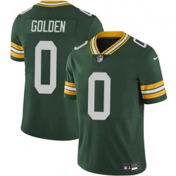 Men Green Bay Packers 0 Matthew Golden Green 2025 Vapor Untouchable Limited Stitched Football Jersey
