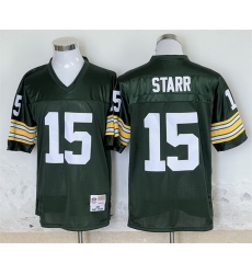 Men Green Bay Packers 15 Bart Starr Green Throwback Stitched Jersey Men Green Bay Packers 15 Bart Starr Green Throwback Stitched Jersey