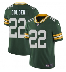 Men Green Bay Packers 22 Matthew Golden Green 2025 Draft Vapor Untouchable Limited Stitched Football Jersey