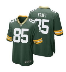 Men Green Bay Packers 85 Tucker Kraft Green Stitched Game Jersey Men Green Bay Packers 85 Tucker Kraft Green Stitched Game Jersey