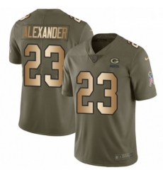 Men Nike Green Bay Packers 23 Jaire Alexander Limited OliveGold 2017 Salute to Service NFL Jersey Men Nike Green Bay Packers 23 Jaire Alexander Limited OliveGold 2017 Salute to Service NFL Jersey