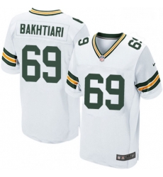 Men Nike Green Bay Packers 69 David Bakhtiari Elite White NFL Jersey Men Nike Green Bay Packers 69 David Bakhtiari Elite White NFL Jersey