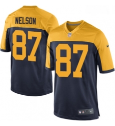 Men Nike Green Bay Packers 87 Jordy Nelson Game Navy Blue Alternate NFL Jersey Men Nike Green Bay Packers 87 Jordy Nelson Game Navy Blue Alternate NFL Jersey