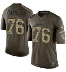 Nike Green Bay Packers #76 Mike Daniels Green Men 27s Stitched NFL Limited Salute To Service Jersey Nike Green Bay Packers #76 Mike Daniels Green Men 27s Stitched NFL Limited Salute To Service Jersey