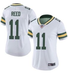 Women Green Bay Packers 11 Jayden Reed White Vapor Untouchable Stitched Jersey Women Green Bay Packers 11 Jayden Reed White Vapor Untouchable Stitched Jersey