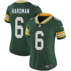 Women Green Bay Packers 6 Mecole Hardman Green 2025 Vapor Untouchable Limited Stitched Jersey