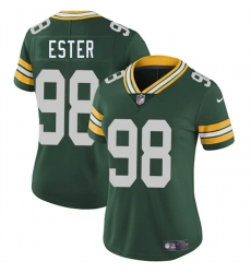 Women Green Bay Packers 98 James Ester Green 2025 Vapor Untouchable Limited Stitched Jersey Women Green Bay Packers 98 James Ester Green 2025 Vapor Untouchable Limited Stitched Jersey