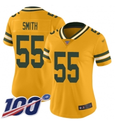 Women Packers 55 Za 27Darius Smith Gold Stitched Football Limited Inverted Legend 100th Season Jersey Women Packers 55 Za 27Darius Smith Gold Stitched Football Limited Inverted Legend 100th Season Jersey