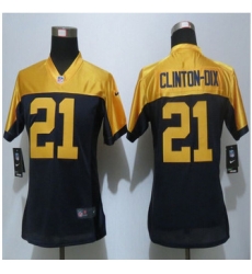 Women new Green Bay Packers #21 Ha Ha Clinton-Dix Navy Blue Alternate Elite Jersey Women new Green Bay Packers #21 Ha Ha Clinton-Dix Navy Blue Alternate Elite Jersey