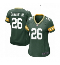 Womens Green Bay Packers 26 Darnell Savage Jr Game Green Team Color Football Jersey Womens Green Bay Packers 26 Darnell Savage Jr Game Green Team Color Football Jersey