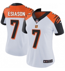 Womens Nike Cincinnati Bengals 7 Boomer Esiason Vapor Untouchable Limited White NFL Jersey Womens Nike Cincinnati Bengals 7 Boomer Esiason Vapor Untouchable Limited White NFL Jersey