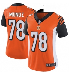 Womens Nike Cincinnati Bengals 78 Anthony Munoz Vapor Untouchable Limited Orange Alternate NFL Jersey Womens Nike Cincinnati Bengals 78 Anthony Munoz Vapor Untouchable Limited Orange Alternate NFL Jersey
