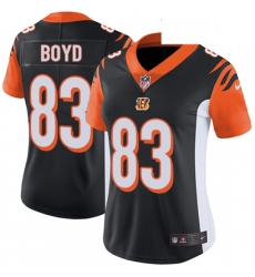Womens Nike Cincinnati Bengals 83 Tyler Boyd Elite Black Team Color NFL Jersey Womens Nike Cincinnati Bengals 83 Tyler Boyd Elite Black Team Color NFL Jersey