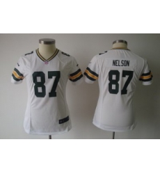 Womens Nike Green Bay Packers 87 Nelson White Nike NFL Jerseys Womens Nike Green Bay Packers 87 Nelson White Nike NFL Jerseys