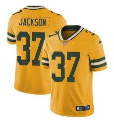 Nike Packers #37 Josh Jackson Yellow Youth Stitched NFL Limited Rush Jersey Nike Packers #37 Josh Jackson Yellow Youth Stitched NFL Limited Rush Jersey