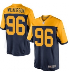 Nike Packers #96 Muhammad Wilkerson Navy Blue Alternate Youth Stitched NFL New Limited Jersey Nike Packers #96 Muhammad Wilkerson Navy Blue Alternate Youth Stitched NFL New Limited Jersey