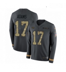 Youth Nike Green Bay Packers 17 Davante Adams Limited Black Salute to Service Therma Long Sleeve NFL Jersey Youth Nike Green Bay Packers 17 Davante Adams Limited Black Salute to Service Therma Long Sleeve NFL Jersey