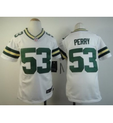Youth Nike Green Bay Packers 53 Perry White NFL Jerseys Youth Nike Green Bay Packers 53 Perry White NFL Jerseys
