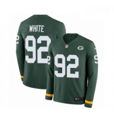 Youth Nike Green Bay Packers 92 Reggie White Limited Green Therma Long Sleeve NFL Jersey Youth Nike Green Bay Packers 92 Reggie White Limited Green Therma Long Sleeve NFL Jersey