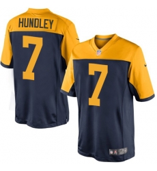 Youth Nike Packers #7 Brett Hundley Limited Navy Blue Alternate NFL Jersey Youth Nike Packers #7 Brett Hundley Limited Navy Blue Alternate NFL Jersey