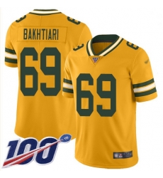 Youth Packers 69 David Bakhtiari Gold Stitched Football Limited Inverted Legend 100th Season Jersey Youth Packers 69 David Bakhtiari Gold Stitched Football Limited Inverted Legend 100th Season Jersey
