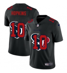 Houston Texans 10 DeAndre Hopkins Men Nike Team Logo Dual Overlap Limited NFL Jersey Black Houston Texans 10 DeAndre Hopkins Men Nike Team Logo Dual Overlap Limited NFL Jersey Black