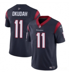 Men Houston Texans 11 Jeff Okudah Navy Vapor Untouchable Stitched Football Jersey Men Houston Texans 11 Jeff Okudah Navy Vapor Untouchable Stitched Football Jersey