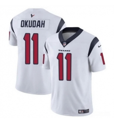 Men Houston Texans 11 Jeff Okudah White Vapor Untouchable Stitched Football Jersey Men Houston Texans 11 Jeff Okudah White Vapor Untouchable Stitched Football Jersey
