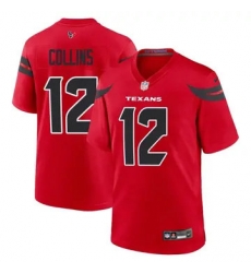 Men Houston Texans 12 Nico Collins Red 2024 2nd Alternate F U S E Vapor Stitched Jersey Men Houston Texans 12 Nico Collins Red 2024 2nd Alternate F U S E Vapor Stitched Jersey