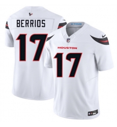 Men Houston Texans 17 Braxton Berrios White 2024 Vapor F U S E Limited Stitched Jersey Men Houston Texans 17 Braxton Berrios White 2024 Vapor F U S E Limited Stitched Jersey