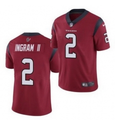 Men Houston Texans 2 Mark Ingram II Red Vapor Untouchable Limited Stitched Jersey Men Houston Texans 2 Mark Ingram II Red Vapor Untouchable Limited Stitched Jersey